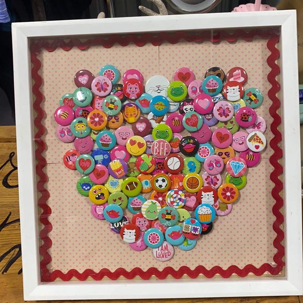 Handmade shadow box picture.